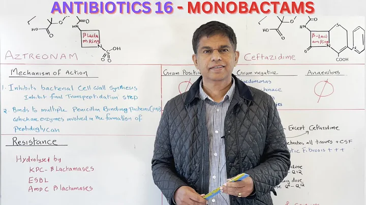 ANTIBIOTICS 16 - MONOBACTAMS - By Dr. PRAMIL CHERIYATH MD, MS, FACP, SQIL(Harvard)