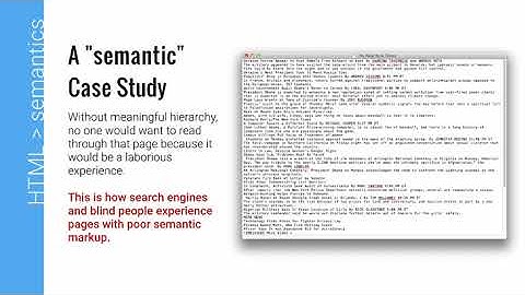 HTML Principles - Doc Requirements and Semantics - Part 3