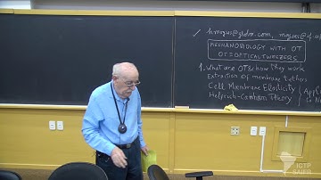 Cell membrane biophysics with optical tweezers - 1 of 3