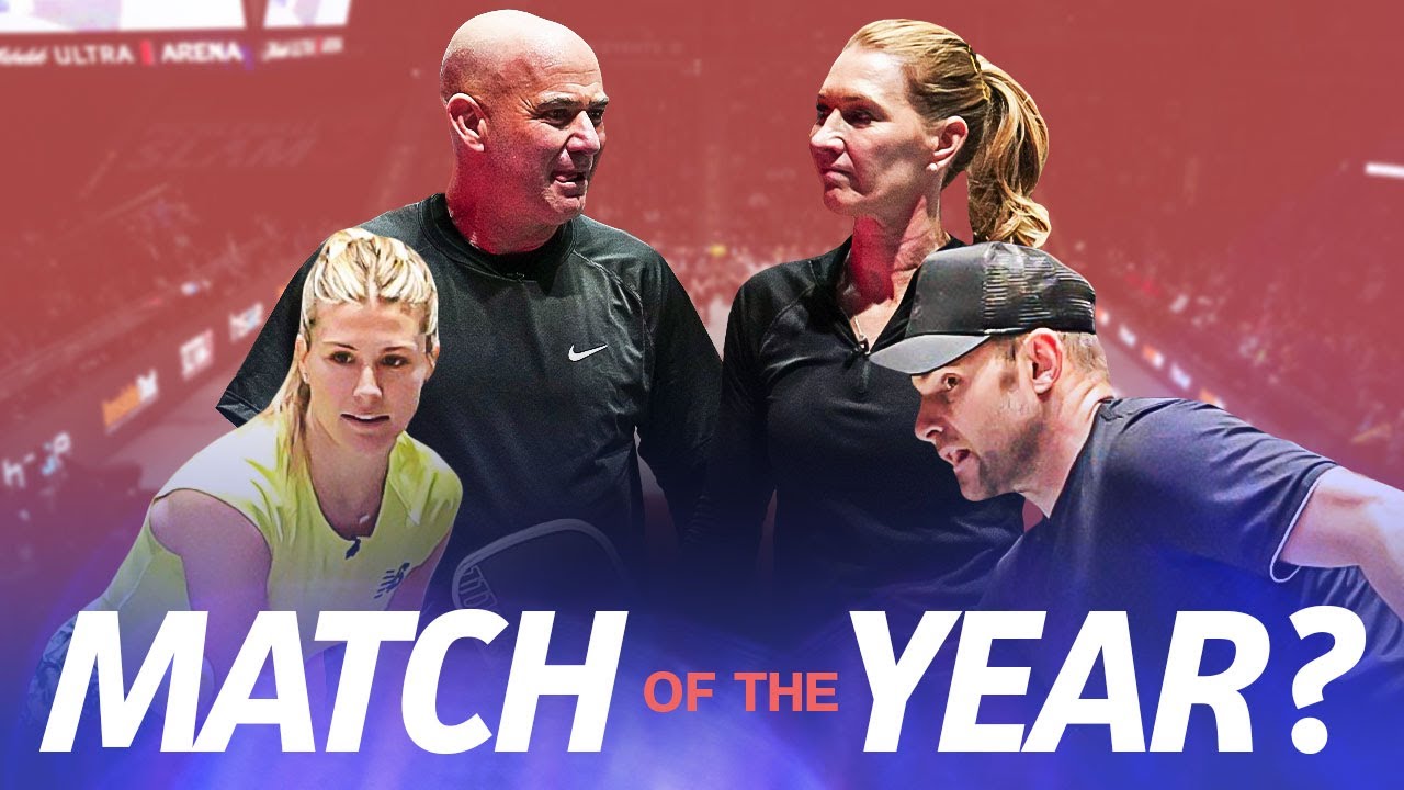 Энди Роддик сделал этот матч пиклбола невероятно простым