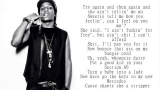 ASAP Rocky - PMW  Ft. ScHoolboy  (Lyrics)