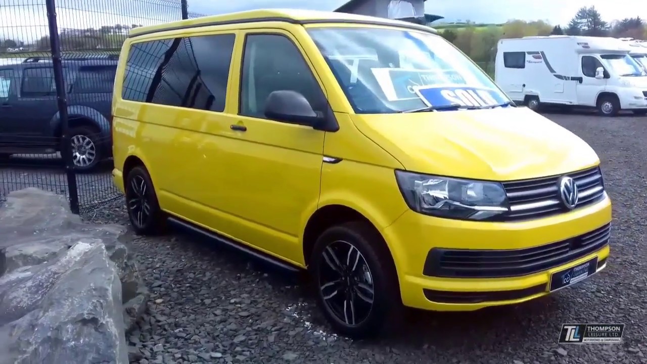 yellow vw camper