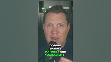 .NET: Stable, Scalable Tech Stack for Your Career #shorts