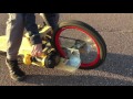 Electric Long Board Powered by Drill