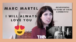 REACTION: Marc Martel - I Will Always Love You (Dolly Parton Cover)