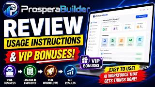 ProsperaBuilder Review & Tutorial 2026 – Full Usage Guide, AI Business Demo + VIP Bonuses