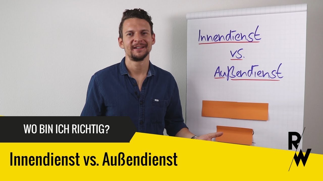 Update New Wo bin ich richtig? Innendienst vs. Außendienst