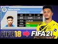 I SIGNED JADON SANCHO IN EVERY FIFA CAREER MODE HE APPEARED (FIFA 18 to FIFA 21)