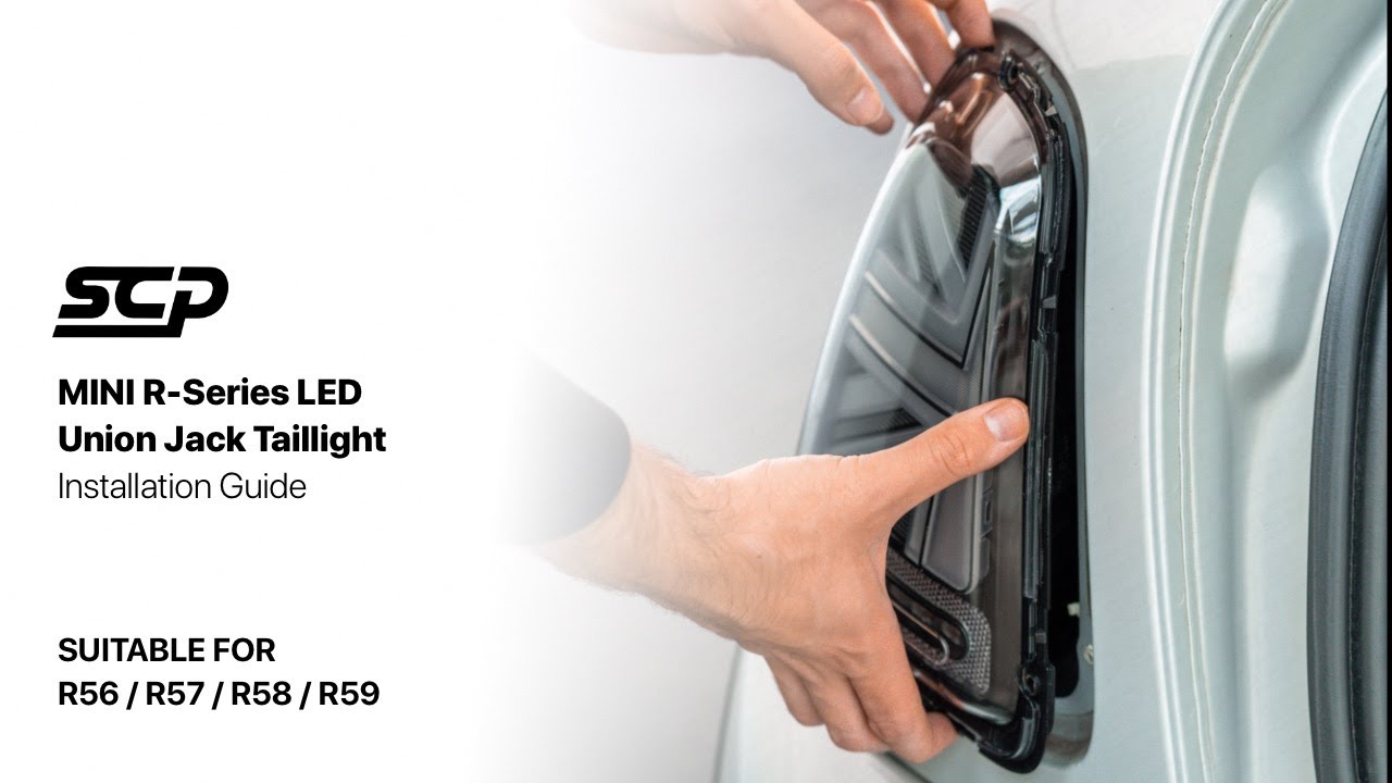 ⁣MINI R-Series R56 R57 R58 R59 Union Jack Taillight - Installation Guide
