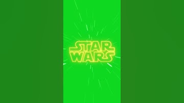 Star Wars Logo Animation – Green Screen | Cinematic Intro VFX Overlay (Free Download)
