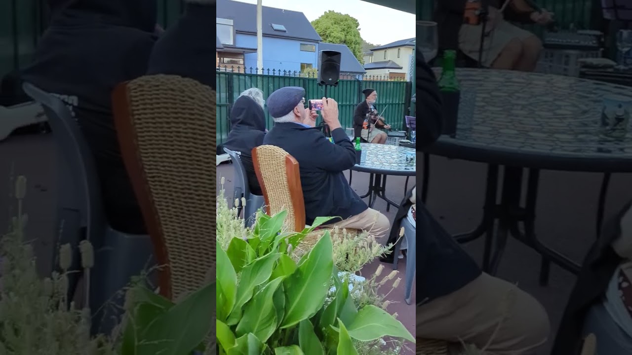 The wonderful traditional folk music!  New year's Eve Tasmania