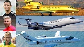 Video thumbnail of "Most Expensive & Luxurious Private Jet Of Football Players"