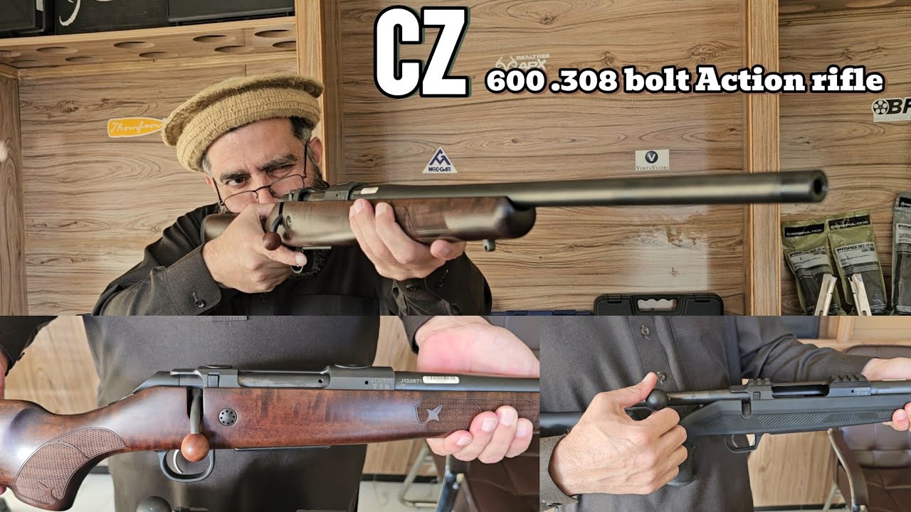 CZ 600 caliber .308 Win bolt action rifle Review. #cz600 #boltactionrifle #308win