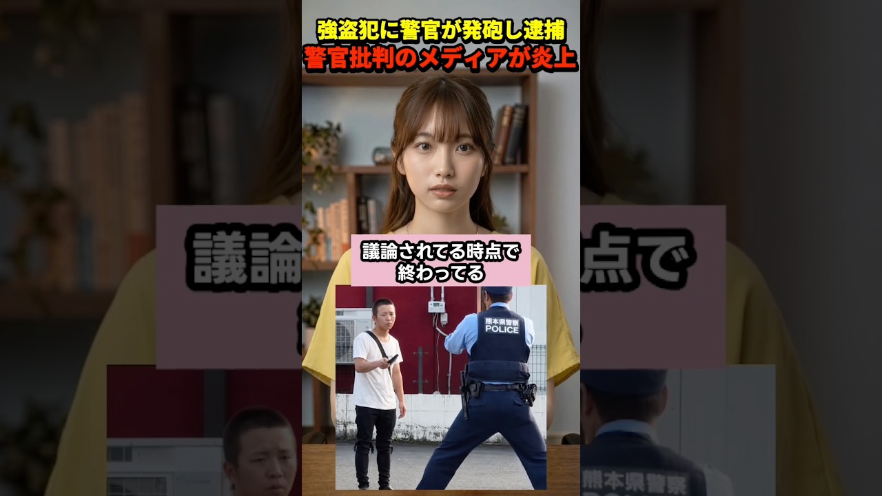 発砲した警官を批判!? メディアの報道がヤバすぎる...【さくらの解説】