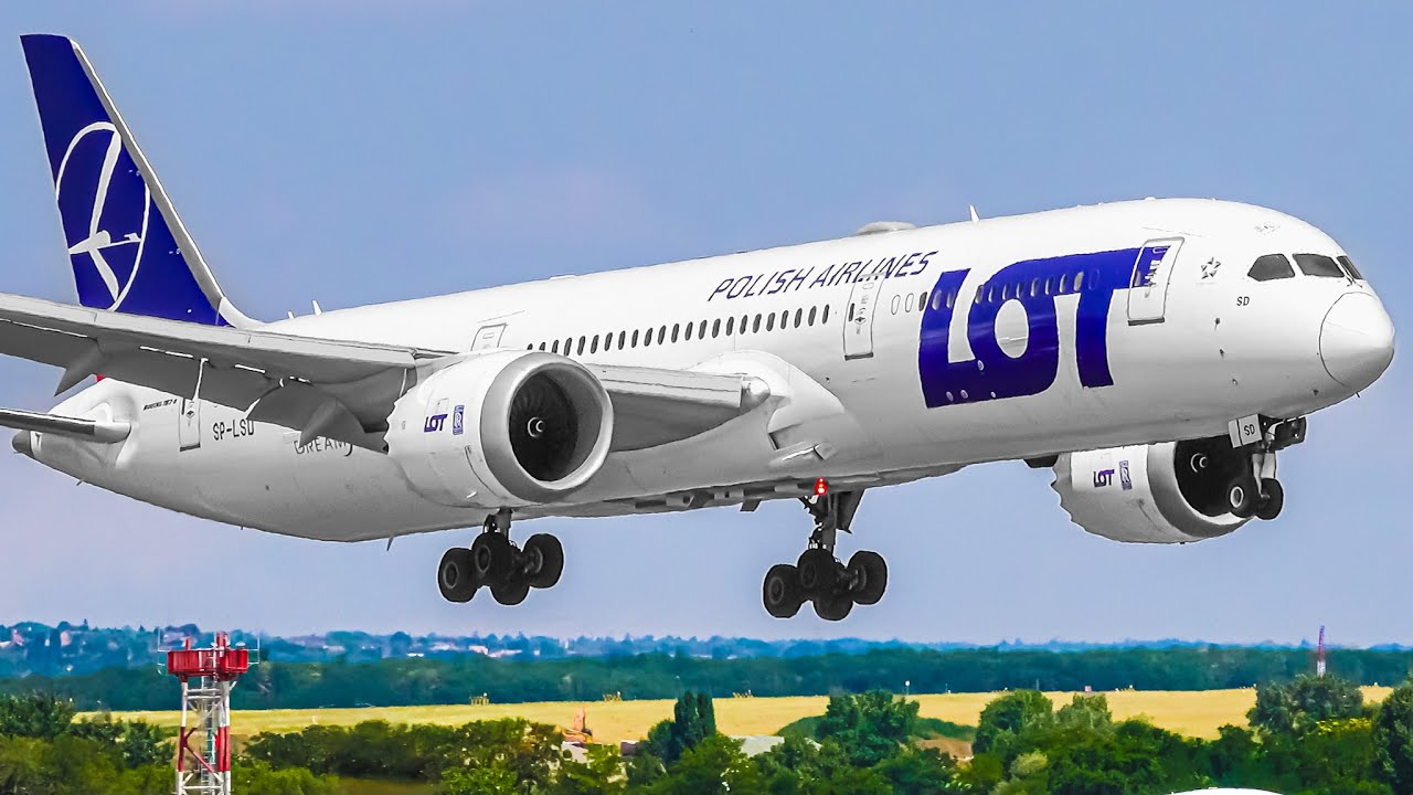 ✈️ 100+ SMOOTH LANDINGS from UP CLOSE 🇭🇺 Budapest Airport Plane Spotting in Hungary [BUD/LHBP]