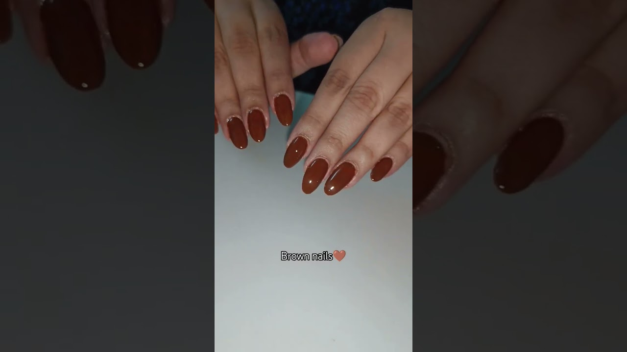Say hello to brown nails🤎