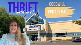 GOODWILL THRIFTING | Thrift With Me! | Shopping For Vintage To Resell + HUGE SURPRISE ANNOUNCEMENT!