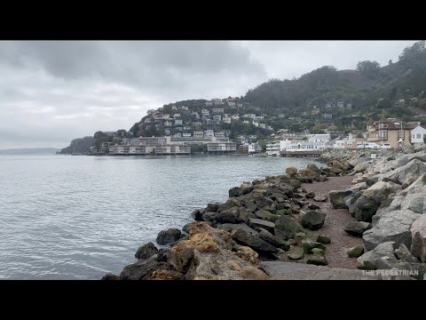 【4K】Walking Around Downtown Sausalito