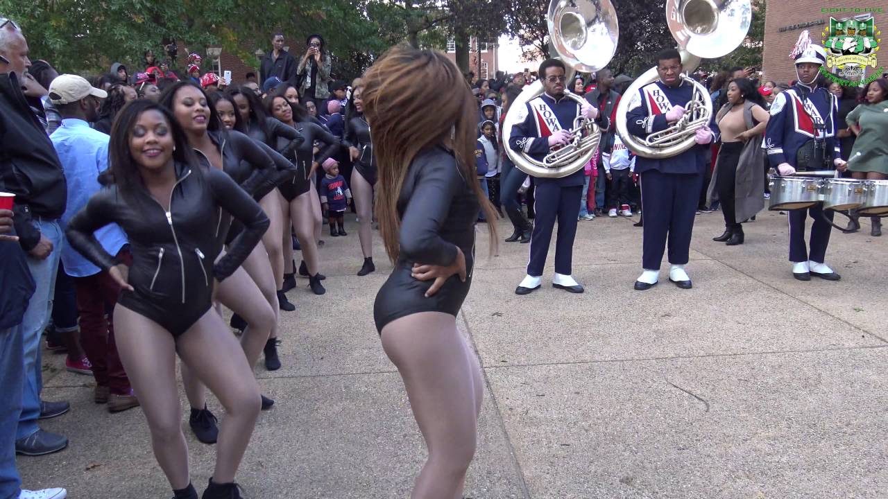 NCAT vs HU (2016) - HU Showtime Marching Band Marching In hbcu beyonce