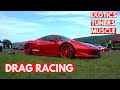 DRAG RACING SUPERCARS ON AN AIR STRIP!