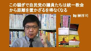 この騒ぎで自民党の議員たちは統一教会から距離を置かざるを得なくなる　by 榊淳司