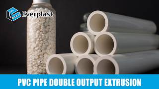 Double Output PVC Pipe OD22mm OD60mm Extrusion Machine Line | Everplast