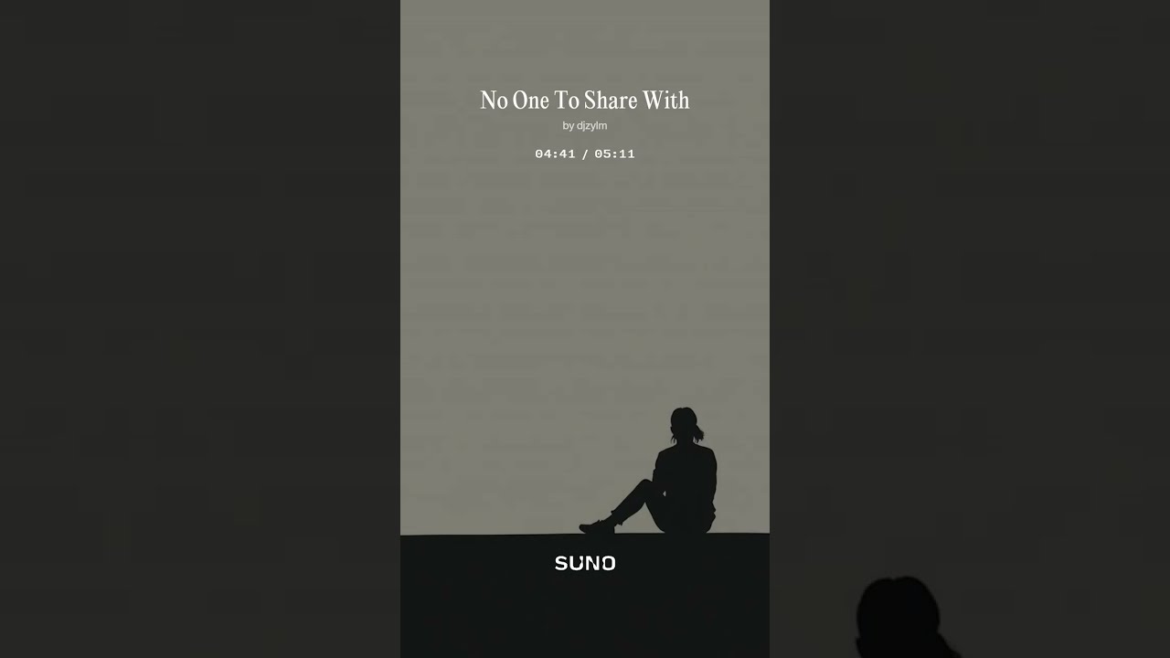 No One To Share With - PopSlop