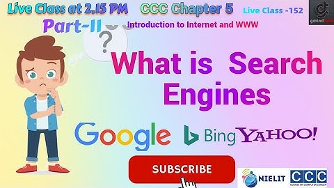 CCCChapter6 What is a Search Engine ? Explained In Hindi? gmindtech