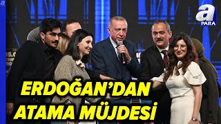 Başkan Erdoğan'dan Öğretmen Ataması Müjdesi: \