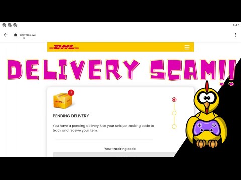 DHL Delivery Scam | SMS Text Message Phishing Scam