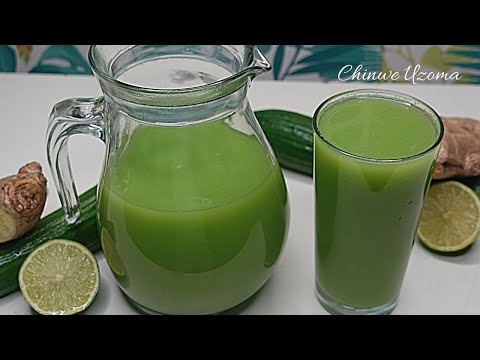 Cucumber Ginger and Lime Juice || Drink for Body Repair and Blood Pressure || Chinwe Uzoma