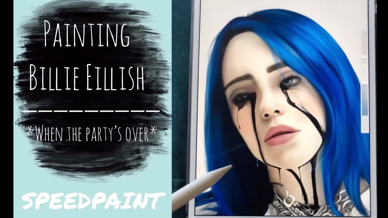 PAINTING BILLIE EILISH *WHEN THE PARTY’S OVER* | SPEEDPAINT