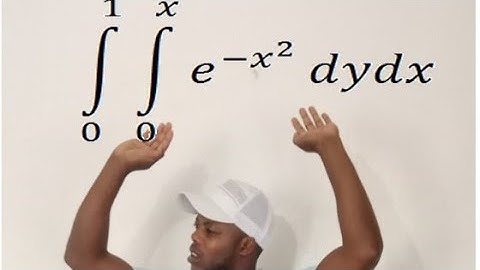 Integrate the double Integral