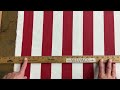 Stripes in Red and White | Outdoor Upholstery Fabric | Water Resistant | Sunbrella-like | 54"...