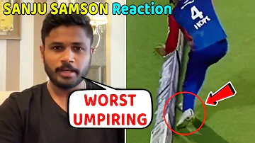 Sanju Samson reaction on social media after his out controversy on dc vs rr match
