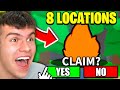 All 8 flame locations in roblox rebirth champions x how to craft the fire amulet