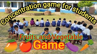 Concentration games || Interesting activity for kids || Fruits and vegetable game || screenshot 1