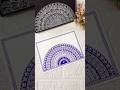 Easy Mandala Art💖✨#art #drawing #mandalaart #satisfying #explore #shorts