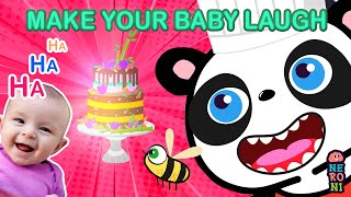 😂 Make Baby Laugh with Goofy Panda & Beebee: Cake Catastrophe 🍰 | Neroni Kids