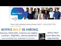 Wipro WILP hiring through Superset | 2024 & 2025 batches are eligible | Apply fast
