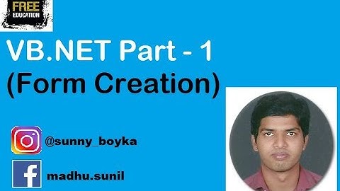 VB.NET Series Part 1