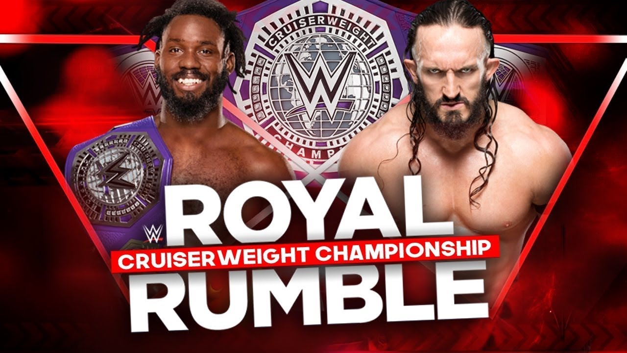 Neville vs Rich Swann  - Cruiseweight Champion -  Royal Rumble 2017
