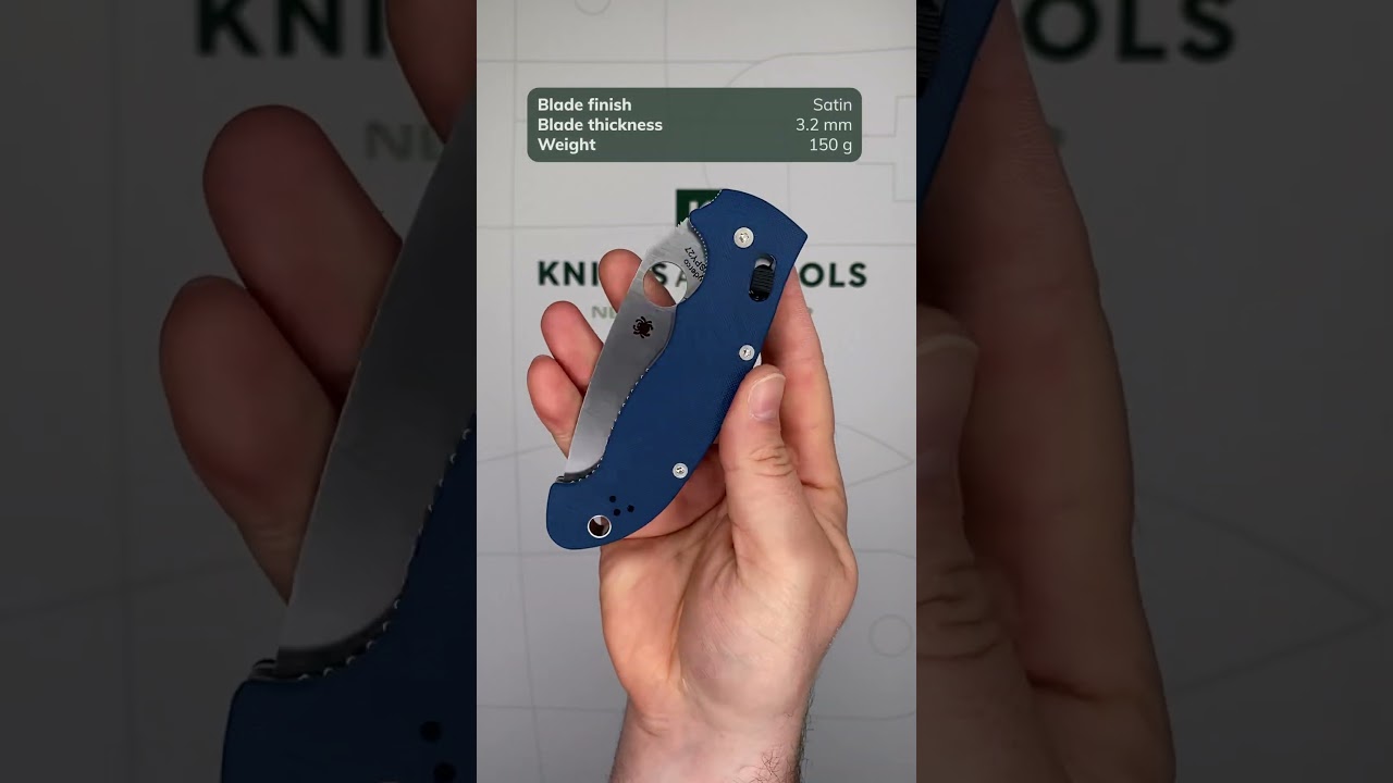 Spyderco Manix 2 XL CPM SPY27 C95GPCBL2 Cobalt Blue G10, pocket knife