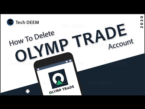 How To Delete Olymp Trade Account | 2020