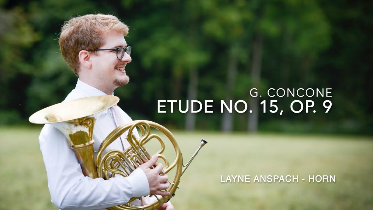 G. Concone: Etude No. 15; 50 Lessons, Op. 9