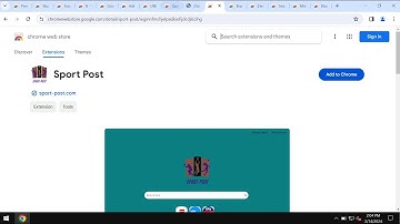 Sport Post browser-hijacking extension removal video.