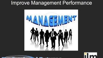 Free Taster Session 1 Understanding the Management role to Improve Management Performance