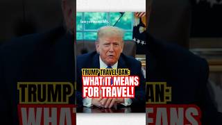 Trumps Executives Order 14161:  What It Means for Travel #shorts #travelban #trump #news