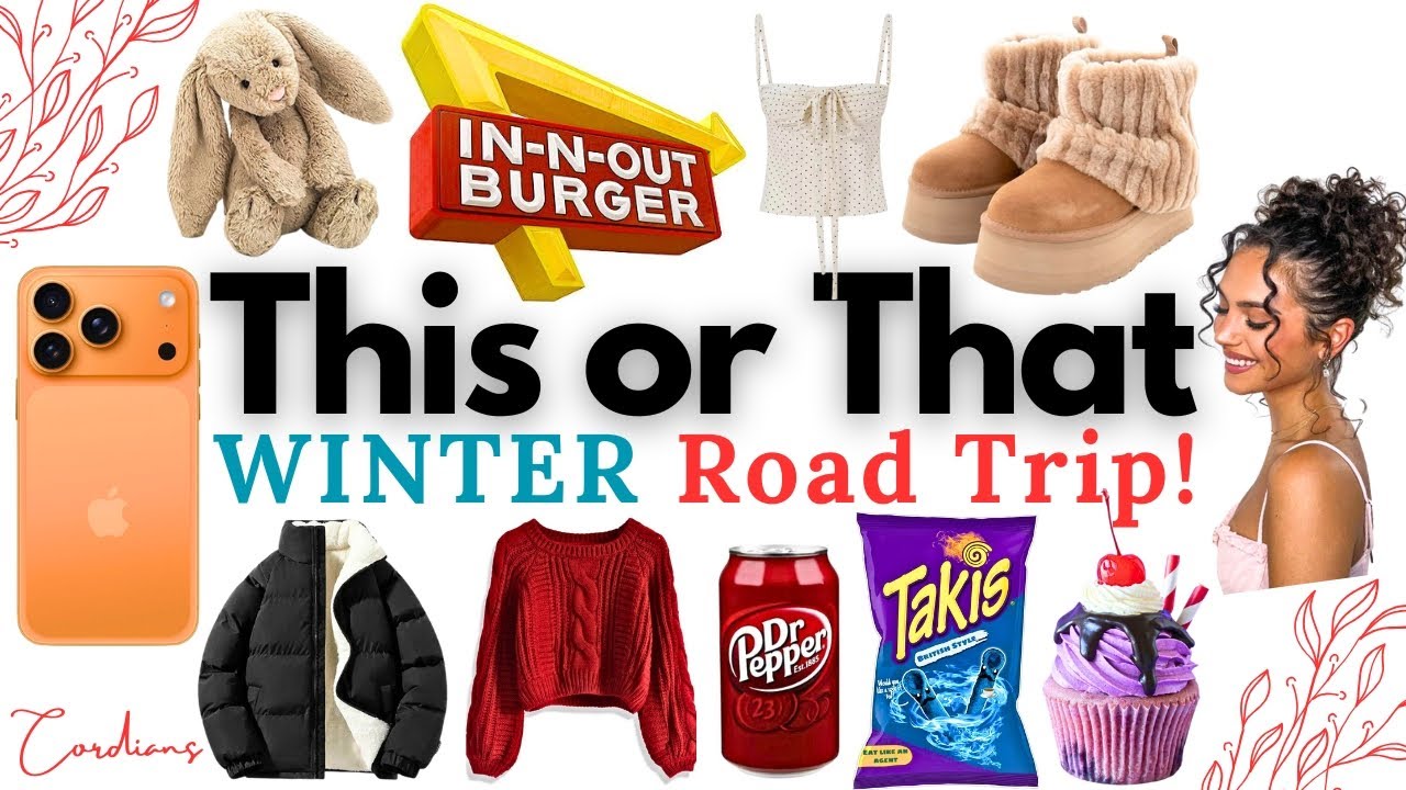 Build Your Dream WINTER Road Trip! | This or That ❄️🏂🚙 
