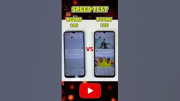 XIAOMI REDMI 12C Vs XIAOMI REDMI 10C Youtube App Speed Test ! #shorts